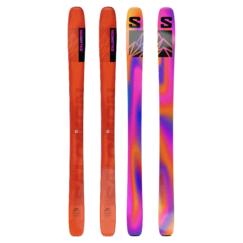 Skis with electric hues-Salomon QST 106 Ski 2025