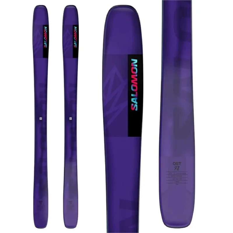 Skis with thick edges-Salomon QST 98 Skis (Ski Only) 2025