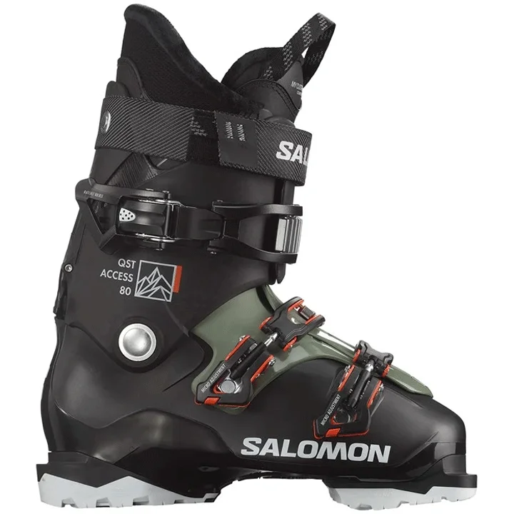 Ski boots for patterned styles-Salomon QST Access 80 Grip Walk Mens