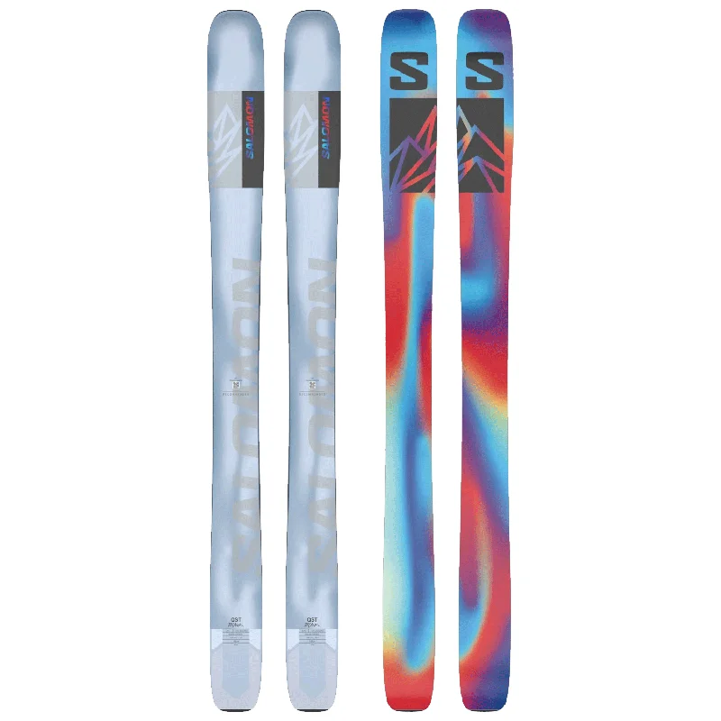 Skis with orbit patterns-Salomon QST Blank Ski 2025