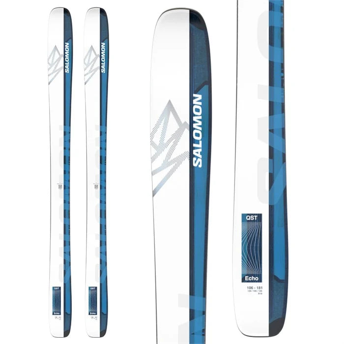 Skis in affordable bundles-Salomon QST Echo 106 Skis 2025