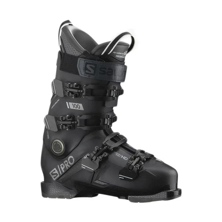 Ski boots for sleek look-Salomon S/Pro 100 MV Gripwalk Ski Boots Mens