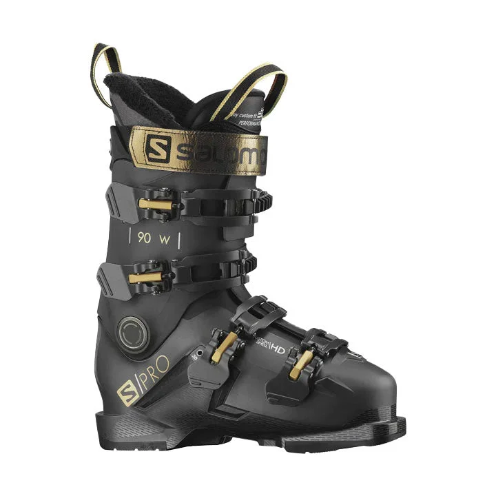 Ski boots for logo branding-Salomon S/Pro 90 MV Gripwalk Ski Boots Womens