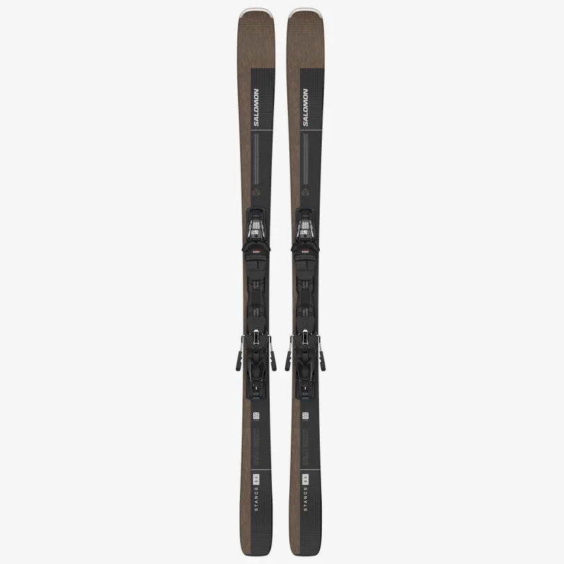 Skis for terrain parks-Salomon Stance 84 Skis +M12 GW 2023