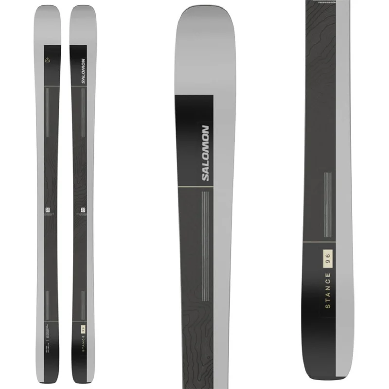 Skis with plush edges-Salomon Stance 96 Skis (Ski Only) 2023