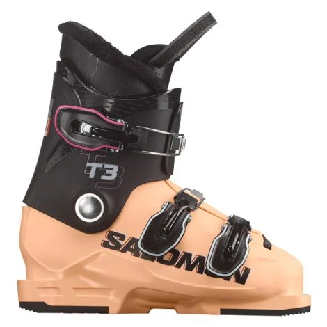 Ski boots for super-G-Salomon T3 RT Kids Ski Boots - Beach Sand