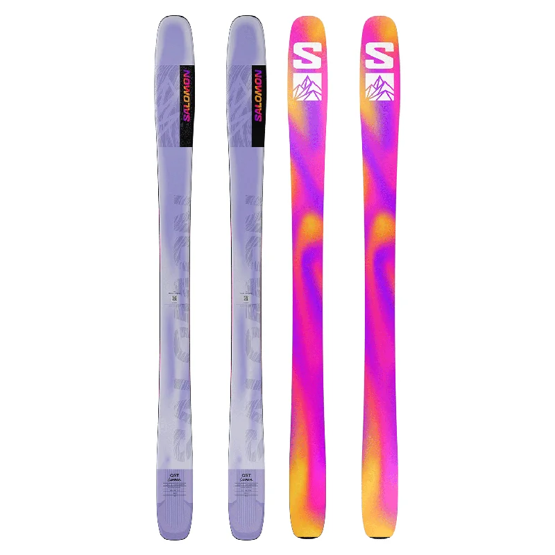 Skis with non-slip bases-Salomon Women's QST Lumen 98 Ski 2025