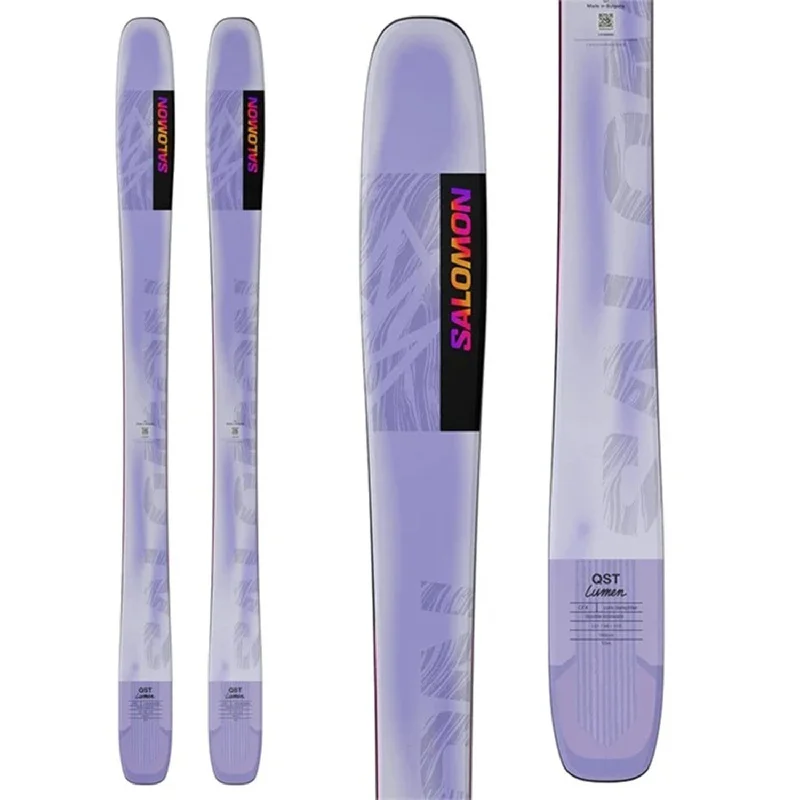 Skis for snowy valleys-Salomon Women's QST Lumen 98 Skis (Ski Only) 2025