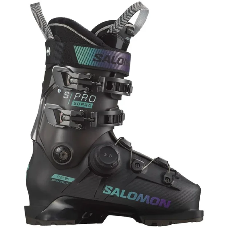 Ski boots for heat packs-Salomon Women's S/Pro Supra BOA 95 W Ski Boots 2025