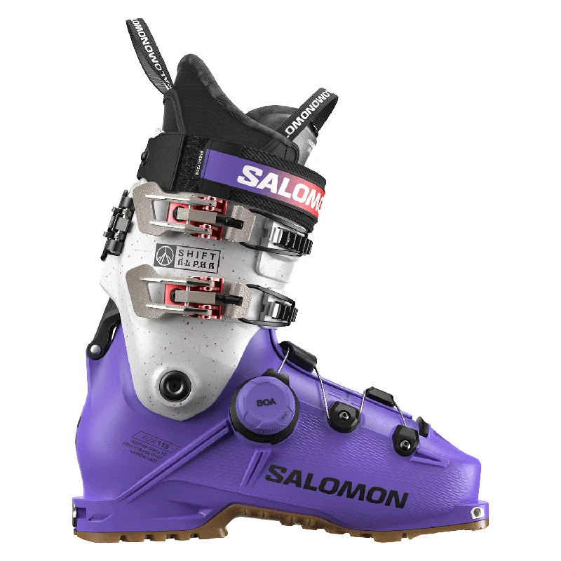 Ski boots for downhill races-Salomon Women's Shift Alpha Boa 115 Ski Boot 2025 Ultra Violet/Black