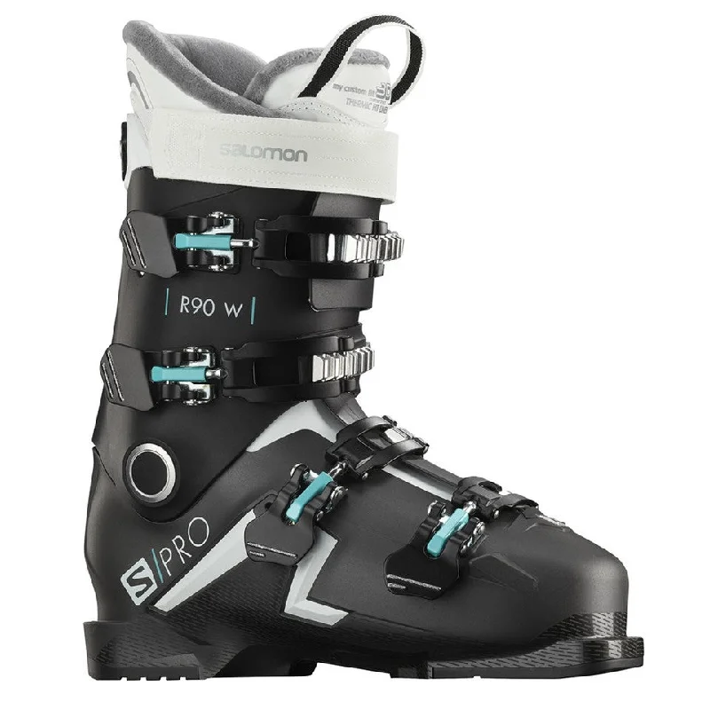 Ski boots for ski gear-Salomon S/Pro R90 Women's Ski Boots | 23.5 US Women's 6.5