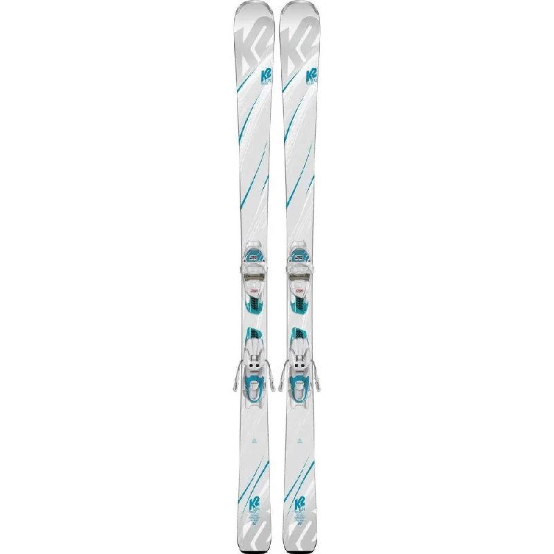 Ski poles ridge line-K2 True Luv Skis + Er3 10 Cq Binding