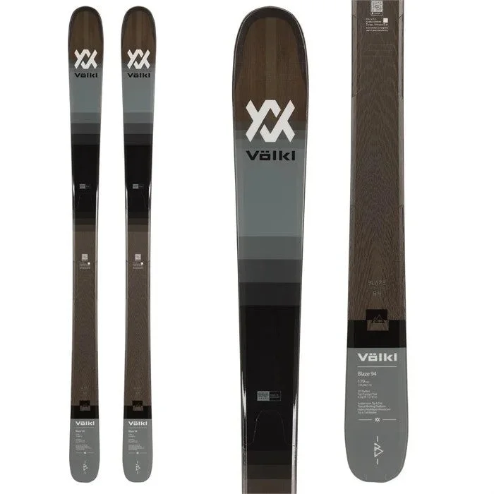 Skis for downhill racing-Volkl Blaze 94 Men’s Skis - 2024