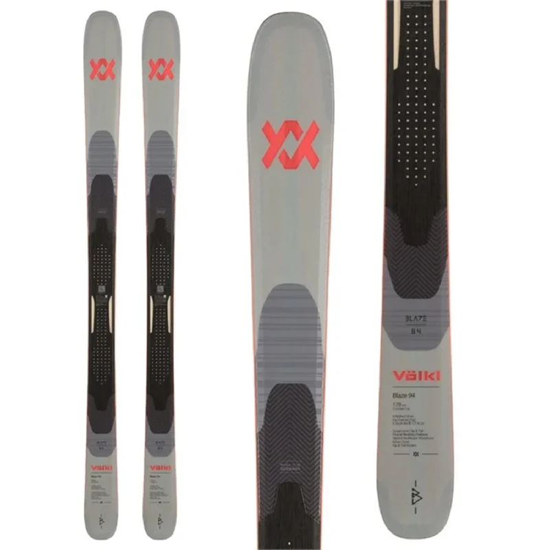 Skis for snowy peaks-Volkl Blaze 94 Skis  (Ski Only) 2025