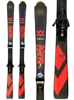 Skis for ski resorts-Volkl Deacon 7.2 Men's Skis w/ Marker vMotion Bindings - 2024