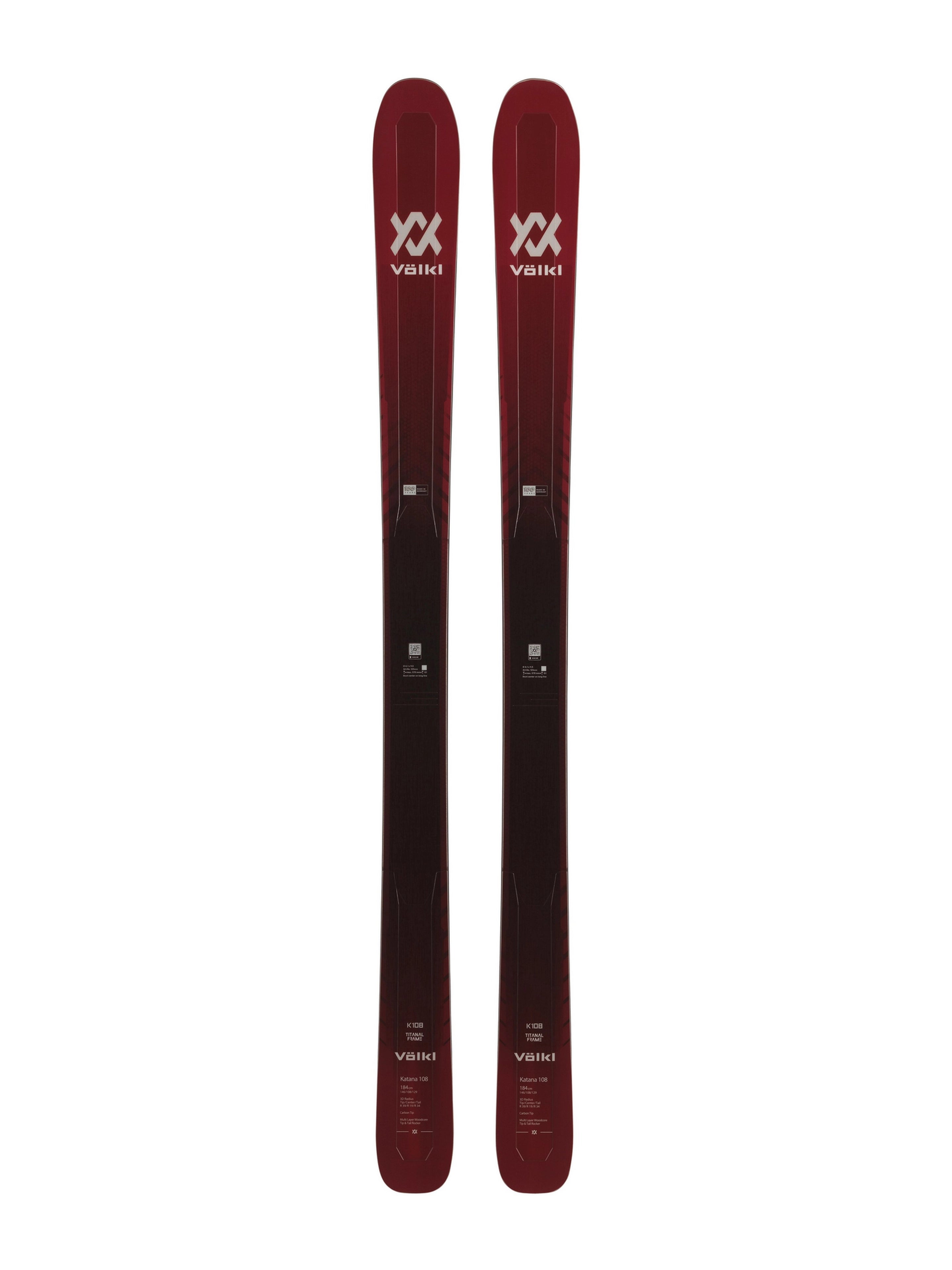 Skis for relaxed runs-Volkl Katana 108 Men's Skis - 2024