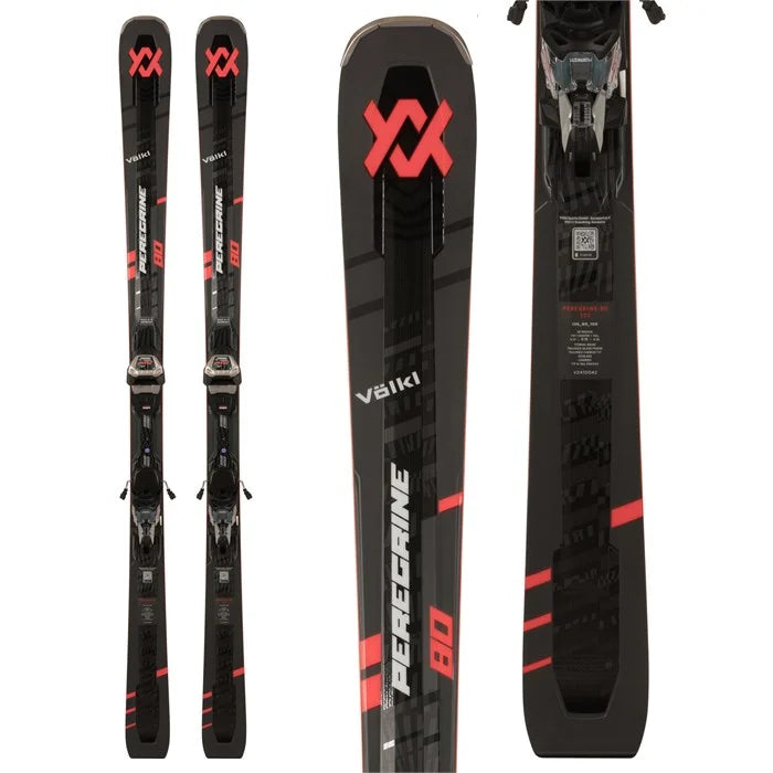 Skis for windy slopes-Volkl Peregrine 80 W/Lowride 12 TCX Bindings - 2025