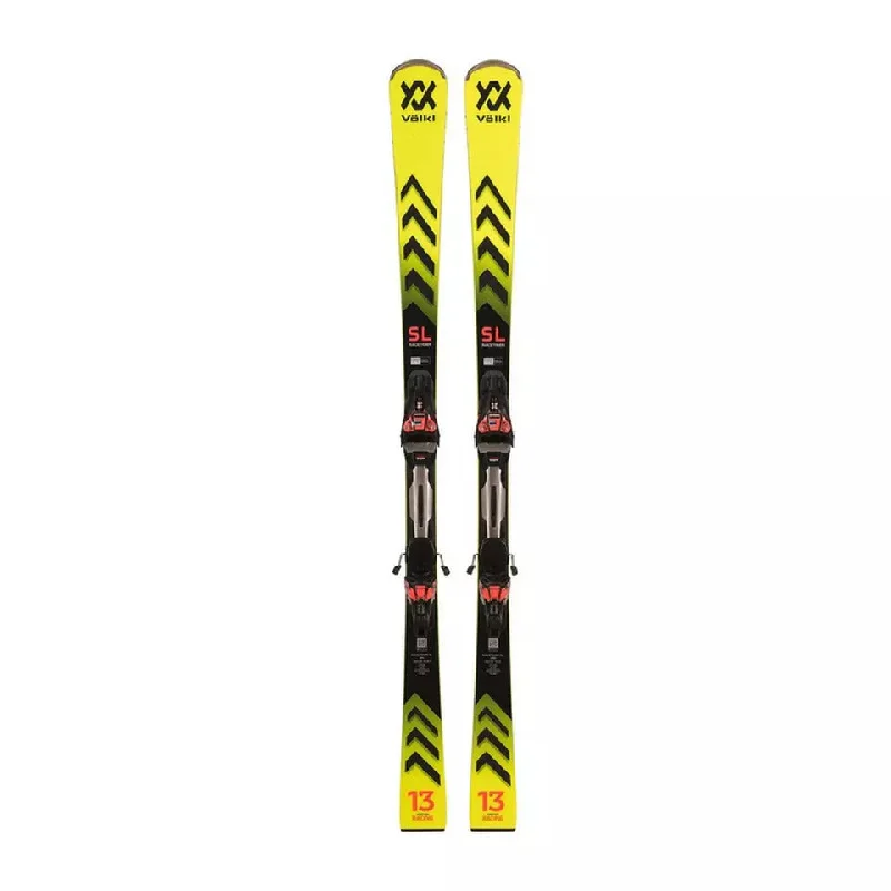 Skis with secure bindings-Volkl Racetiger SL Skis - 2024