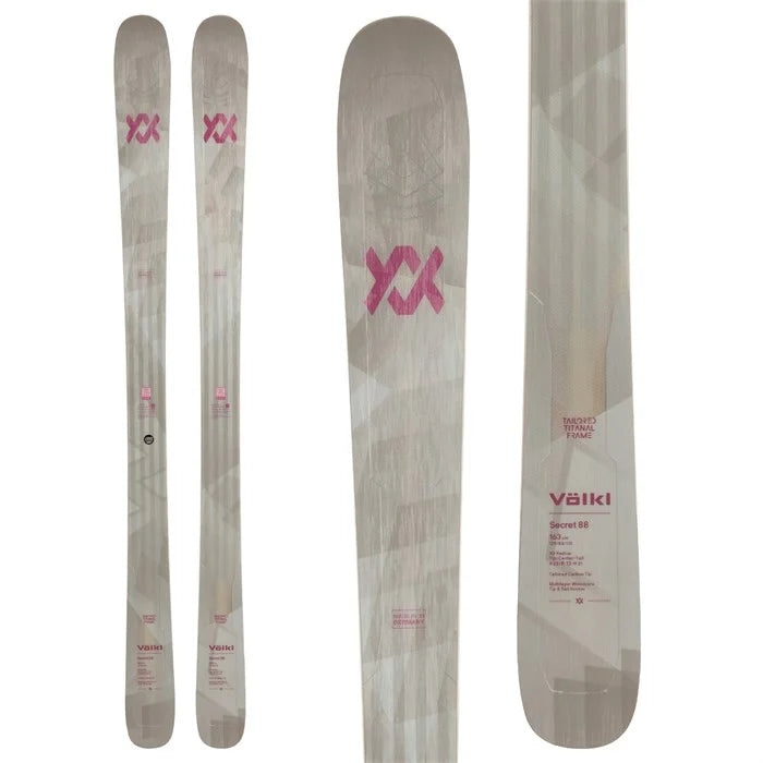 Skis for slushy trails-Volkl Secret 88 W/Marker Squire 11 Bindings - 2025