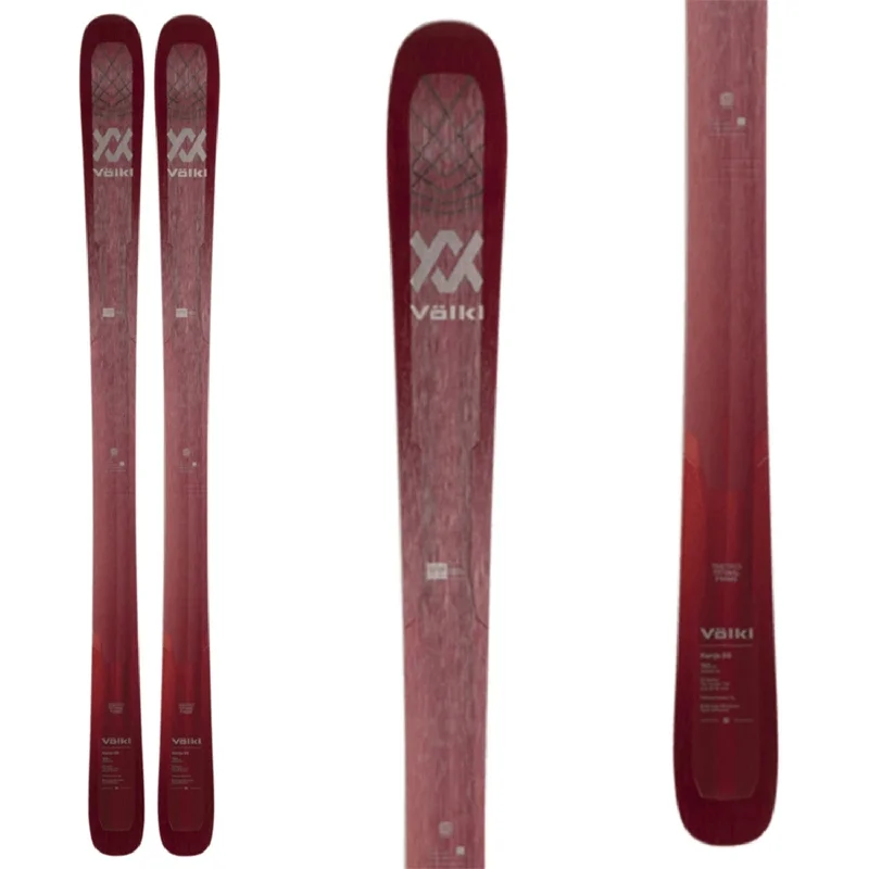 Skis for medium widths-Volkl Women's Kenja 88 Skis (Ski Only) 2023