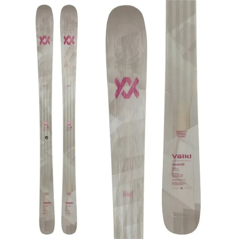 Skis for short descents-Volkl Women's Secret 88 Skis (Ski Only) 2025